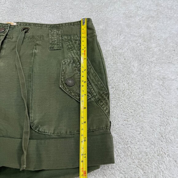 J. Crew Chino Classic Twill City Fit Shorts Women's Utility Pocket Green, Size 4 - Picture 9 of 9